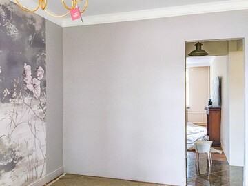 Покраска стен в спальне