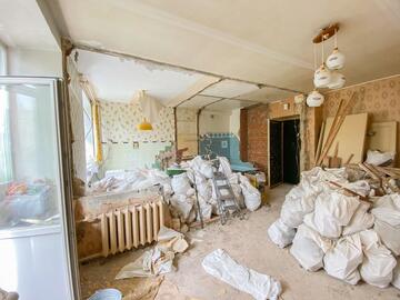 Демонтаж межкомнатных перегородок