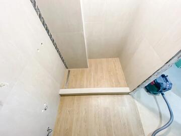 Устройство душевого поддона в строительном исполнении