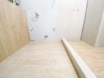 Укладка плитки на пол в ванной комнате