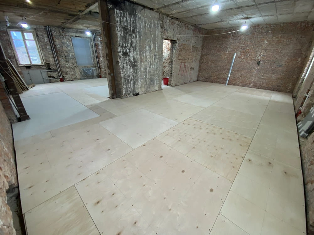 Новый пол стяжка